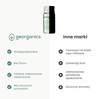 Georganics, Naturalna nić dentystyczna w szklanym opakowaniu Zero Waste, do codziennej pielęgnacji, smak zielonej mięty, 50 m