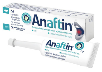 ANAFTIN Żel na afty 8 ml