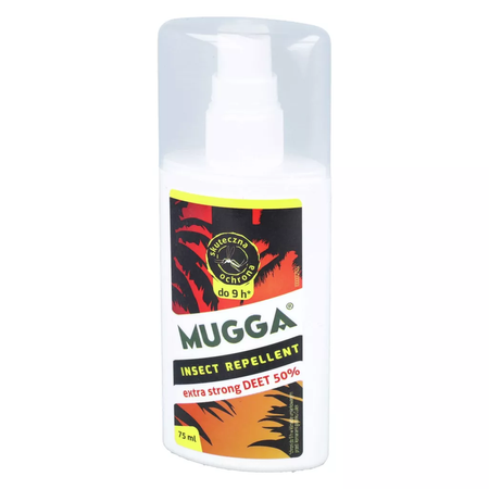 Mugga Spray 50% DEET, 75 ml