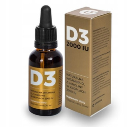 Visanto Witamina D3 2000IU w kroplach na wsparcie odporności 30ml