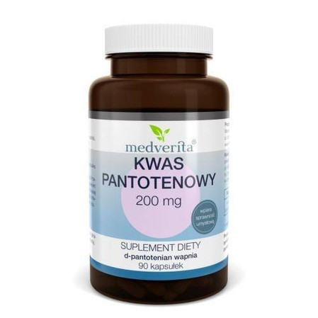 Medverita Kwas Pantotenowy 200 mg 90 kap
