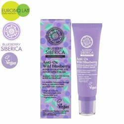 Wegańska, supernawilżająca maska pod oczy, 30ml BLUEBERRY SIBERICA