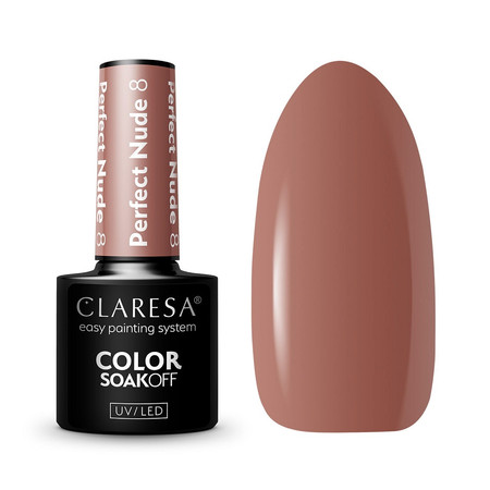 Color Soak Off UV/LED Perfect Nude lakier hybrydowy 8 5g