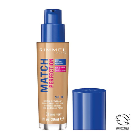 Match Perfection Foundation podkład dopasowujący się do cery 103 True Ivory SPF20 30ml