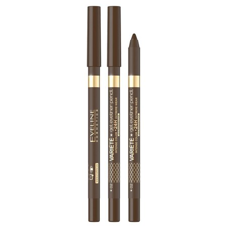 Variete wodoodporna żelowa kredka do oczu 02 Brown