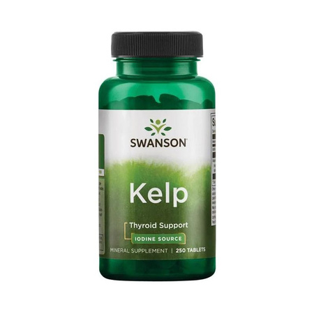 Swanson Kelp 225 Mcg 250 T Wpomaga Pracę Tarczycy