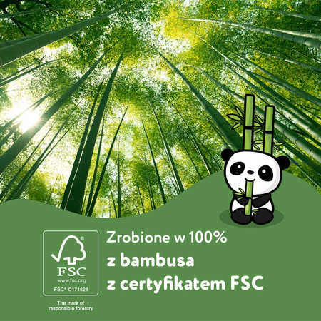 Cheeky Panda, Chusteczki kosmetyczne uniwersalne, pudełko kostka 56 szt.