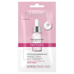 Skoncentrowana formuła intensywnie regenerująca maseczka do twarzy Peptides 8ml
