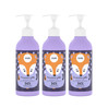 Zestaw: 3x Yope - Naturalny żel pod prysznic dla dzieci Pomarańcza & Jabłko 400ml