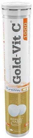 Olimp Labs Gold vit 1000 smak cytryna 20 tabl. 