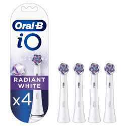 ORAL-B BRAUN KOŃCÓWKI RBWW-4 iO RADIANT WHITE 4szt.