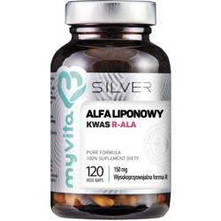 Myvita Silver 100% Kwas Alfaliponowy R-Ala 120 K