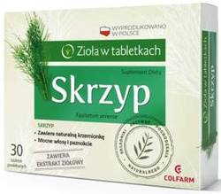 Colfarm Skrzyp na wsparcie kondycji włosów 30 tabl.
