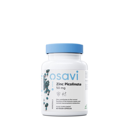Osavi Pikolinian cynku 50 mg, 60 kapsułek