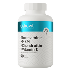 OstroVit Glukozamina + MSM + Chondroityna + Witamina C 90 tabl.