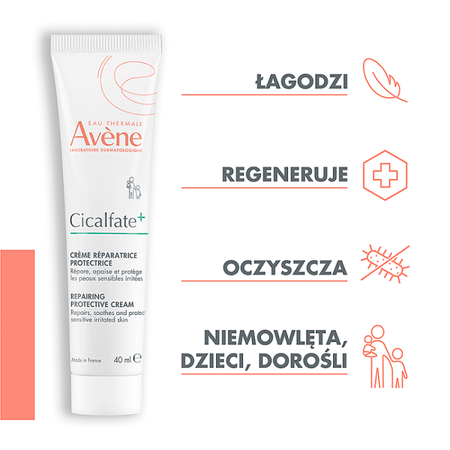 Avène Cicalfate+ Regenerujący krem ochronny 40 ml
