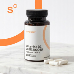 Sundose WITAMINA D3 VEGE 2000 IU - 120 szt.