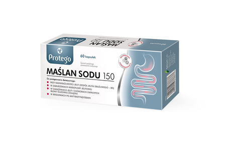 Protego Maślan Sodu 150 mg 60 kaps.