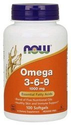Now Foods Omega 3-6-9 1000mg na wsparcie serca 100 kaps