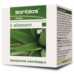 Sanbios Krem Z Aloesem 50 ml Nawilża I Nawadnia