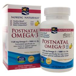 Nordic Naturals Postnatal Omega-3 - 60 kaps.