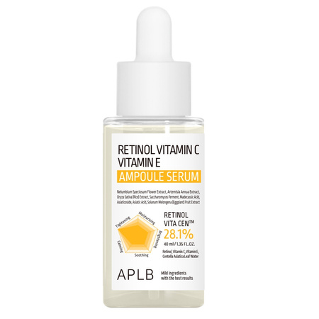 Retinol Vitamin C Vitamin E Ampoule Serum rozświetlające serum do twarzy 40ml