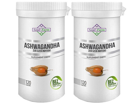 ASHWAGANDHA EKSTRAKT 60 KAPSUŁEK (500 mg) - SOUL FARM