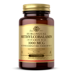 Solgar Sublingual Methylcobalamin 1000 mcg - 60 tabl.
