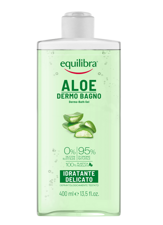 Equilibra - Aloesowy żel do kąpieli nawilżający 400ml