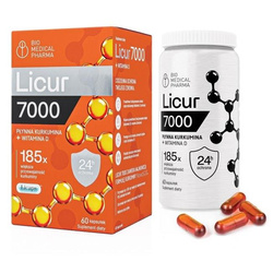 Bio Medical Pharma Licur7000 + Witamina D 60 kaps.