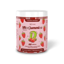 Noble Health VitaGummies Vitamin D 60 żelków smak truskawka