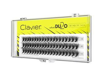 Clavier − DU2O Double Volume MIX, kępki rzęs 9mm-10mm-11mm