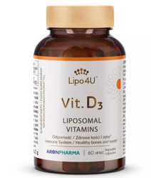 Aronpharma Lipo 4U Vitamina D3 Liposomalna Witamina D3 60 kaps.