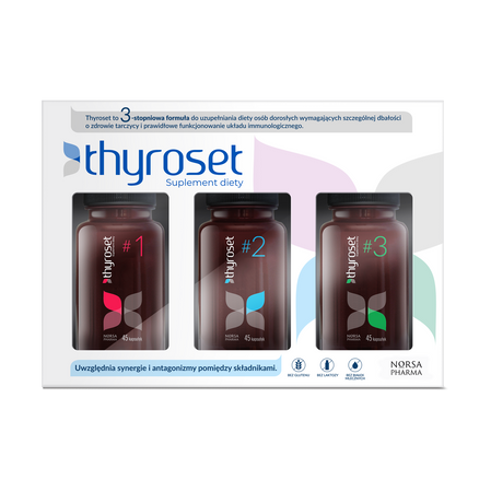 Norsa Pharma Thyroset zestaw 3x 45 kaps.