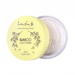 Lovely Bamboo Loose Powder transparentny puder bambusowy do twarzy 5.5gLovely