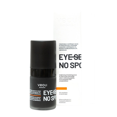 Eye See No Spots rozjaśniająco-nawilżające serum na cienie pod oczy i na powieki 15ml