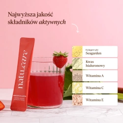 Natu.Care Premium Kolagen truskawka - rabarbar 5000 mg, 7 saszet