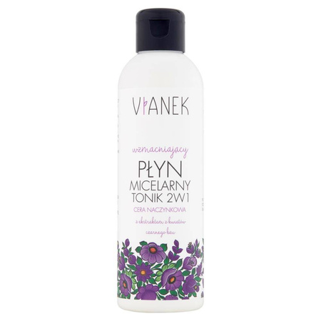 Vianek - Wzmacniający tonik i płyn micelarny 2w1 - 200 ml