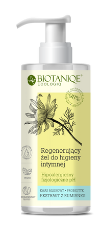 Biotaniqe, ECOLOGIQ,  Regenerujący  Żel do Higieny Intymnej, 300 ml