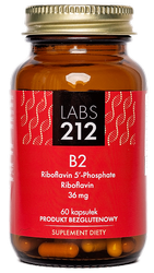 Labs212 B2 Riboflavin 5'-Phosphate + Riboflavin 60 kaps.