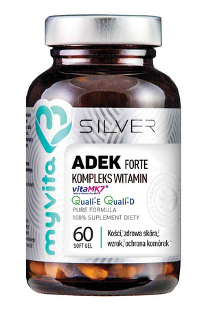 SILVER ADEK Forte kompleks witamin, 60kaps. MyVita