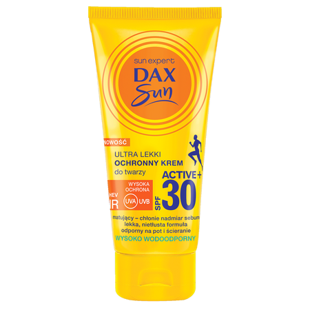 Dax Sun Active Ultra lekki ochronny krem do twarzy SPF30, 50ml
