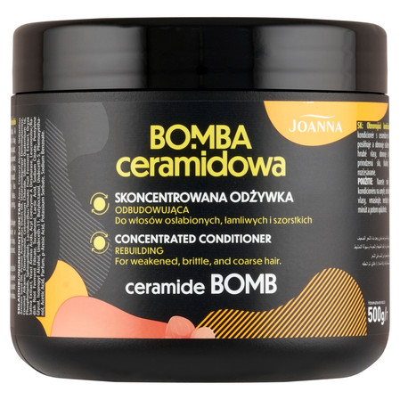 Bomba Ceramidowa skoncentrowana odżywka odbudowująca 500g
