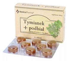 Xenico Tymianek + Podbiał 16 tabletek do ssania
