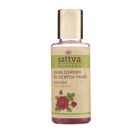 Sattva - Żel do mycia twarzy  Indian Rose 100ml
