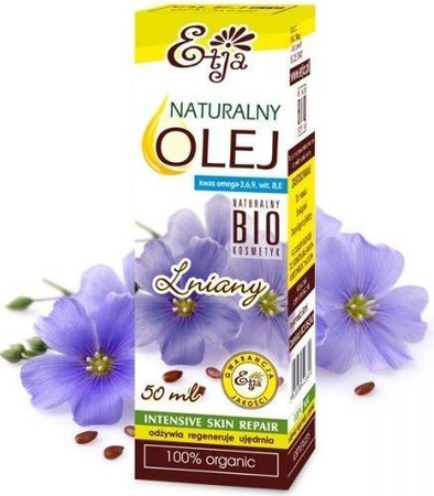 Etja - Naturalny olej lniany BIO - 50 ml