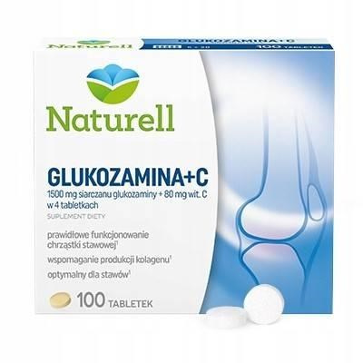 Naturell Glukozamina + C 100 tabletek