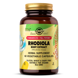 Solgar Rhodiola Root Extract SFP 500 mg Ekstrakt z Korzenia Różeńca Górskiego 60 kaps.