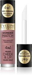 Eveline Wonder Match Róż i Pomadka w płynie 4w1 nr 02 4.5ml