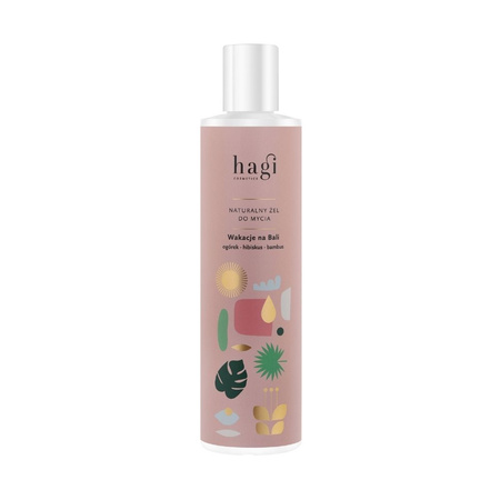 Hagi − Naturalny żel do mycia ciała Wakacje na Bali − 300 ml